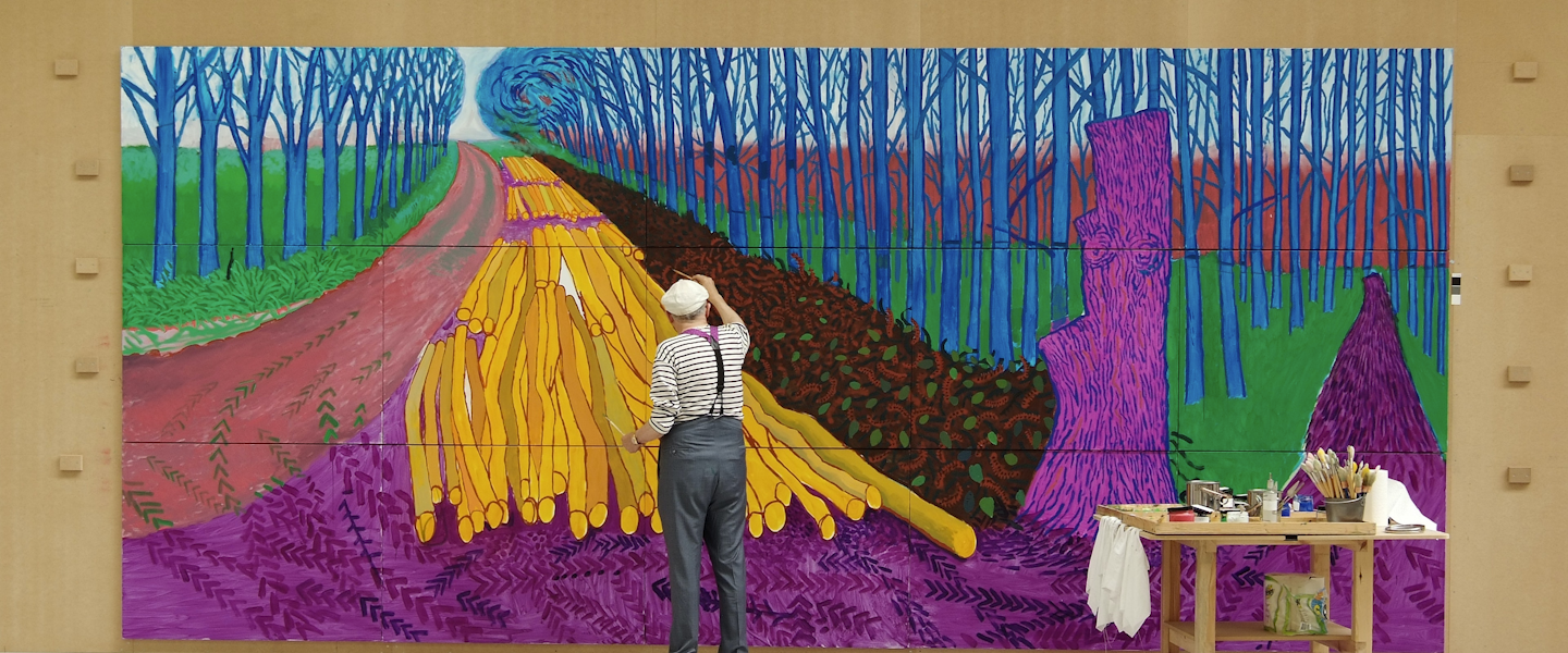 David Hockney at the Royal Academy of Arts